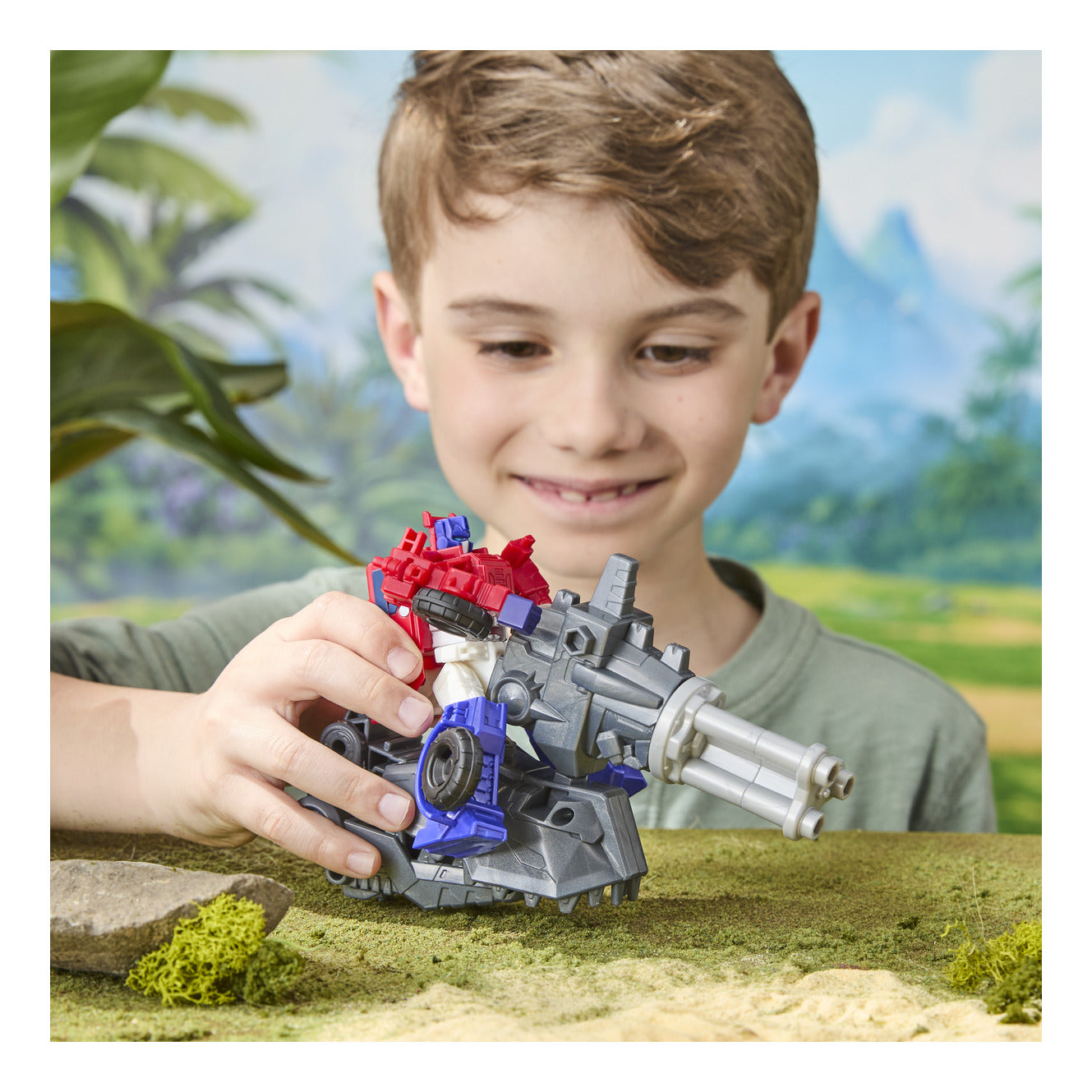Transformers Cyberworld Grimlock Chomp & Battle Action Figure