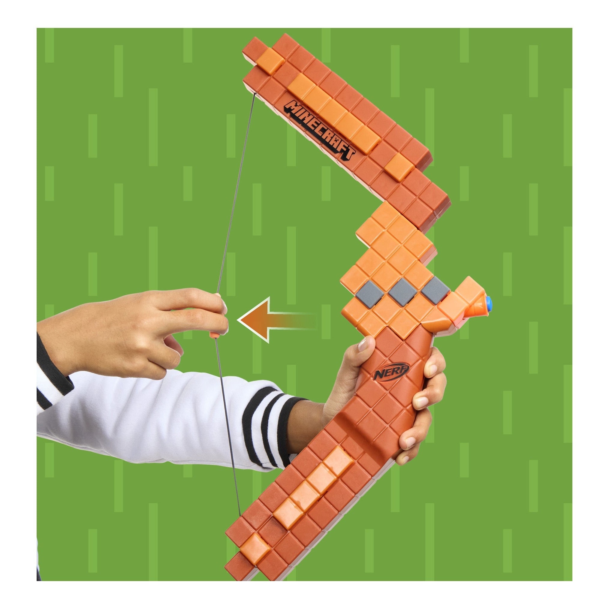 Nerf Minecraft Entry Bow with 8 Nerf N1 Darts