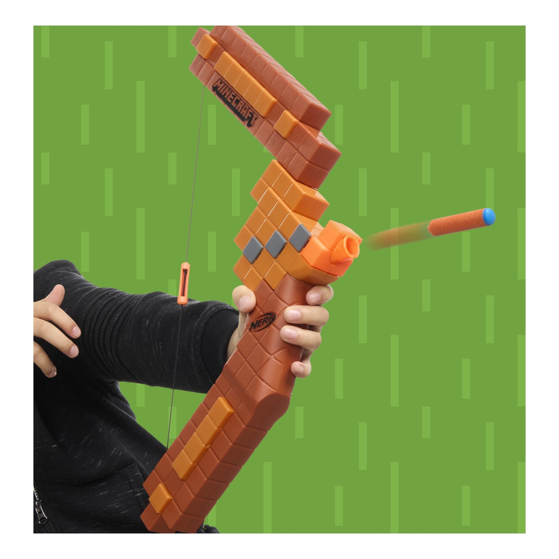 Nerf Minecraft Entry Bow with 8 Nerf N1 Darts