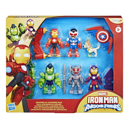 Marvel Iron Man and His Awesome Friends Armored-Up Avengers Pack