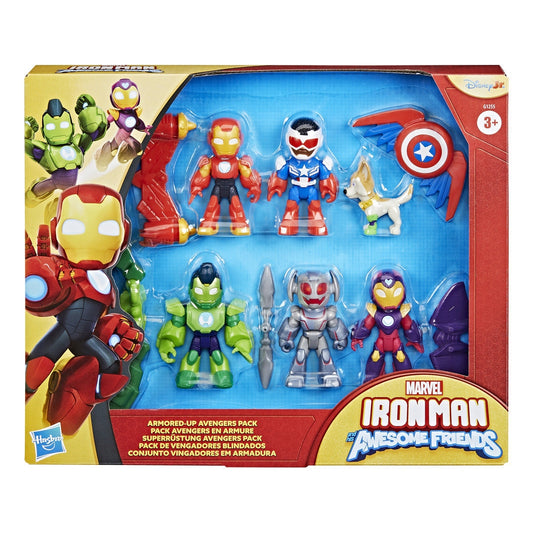 Marvel Iron Man and His Awesome Friends Armored-Up Avengers Pack