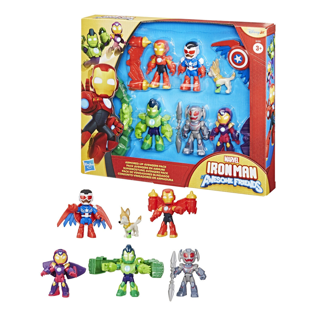 Marvel Iron Man and His Awesome Friends Armored-Up Avengers Pack