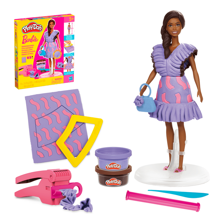 Play-Doh Barbie Hearts & Hair Designer Doll Set