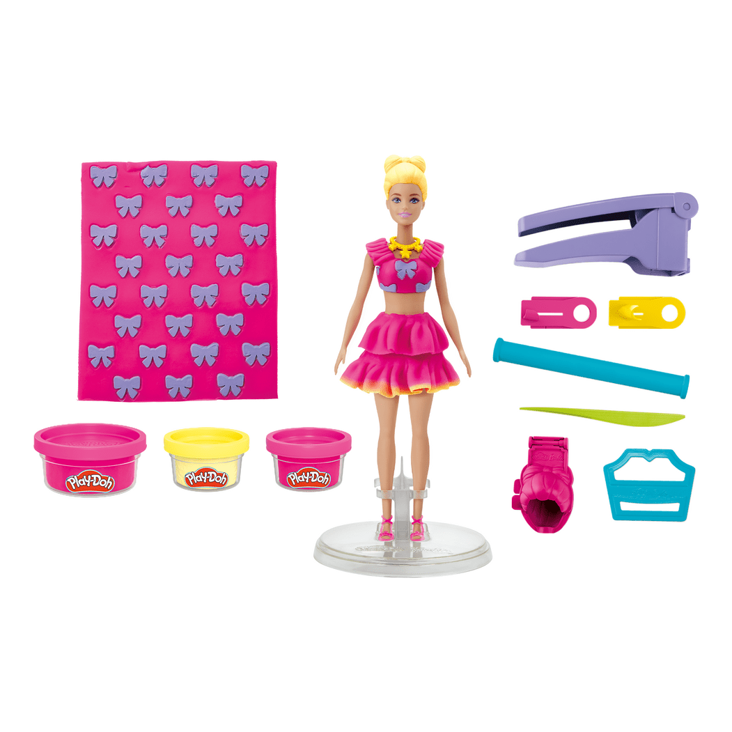 Play-Doh Barbie Hearts & Hair Designer Doll Set
