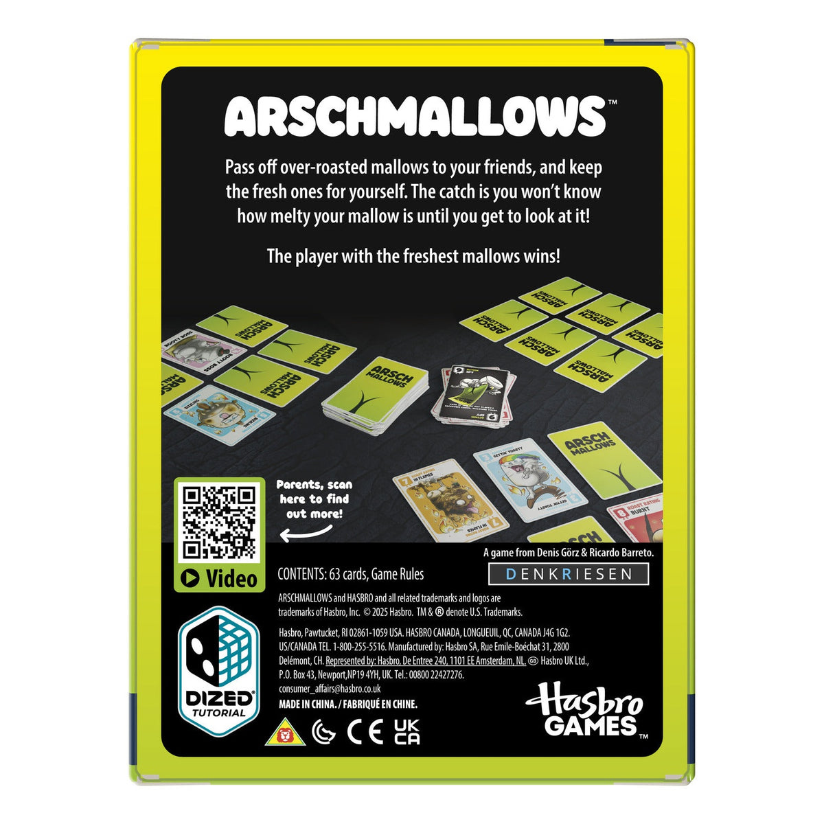 Hasbro Gaming Arschmallows Card Game