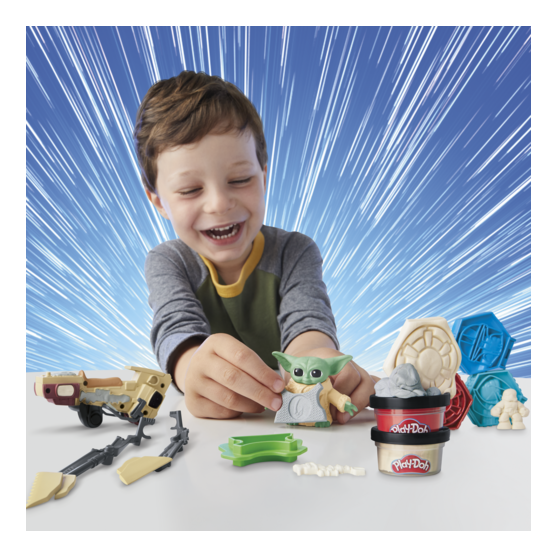 Play-Doh Star Wars The Mandalorian & Grogu Speeder Playset