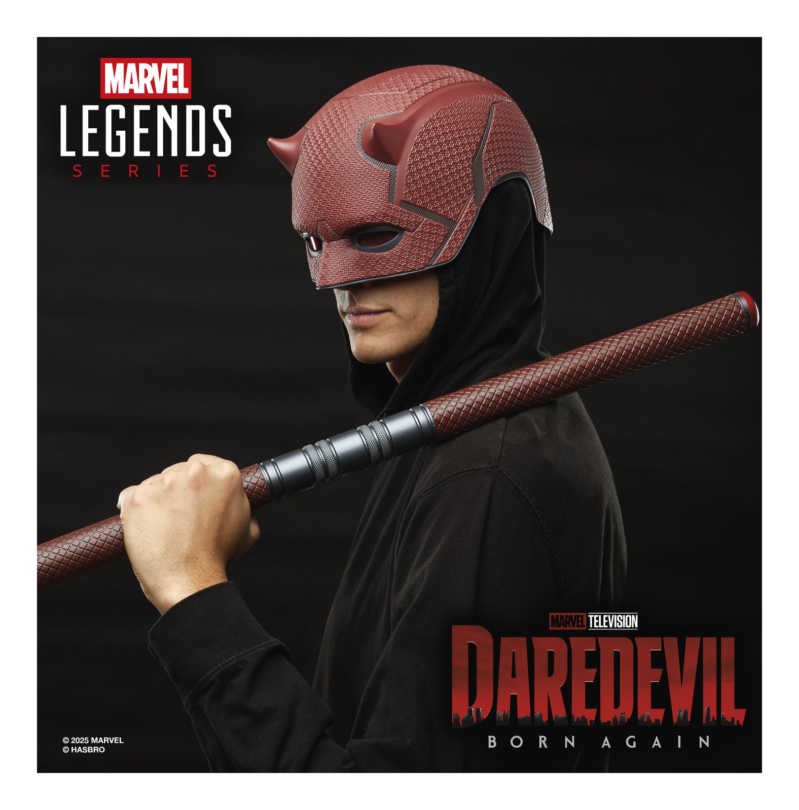 Marvel Legends Daredevil: Born Again Premium Roleplay Mask and Billy Club
