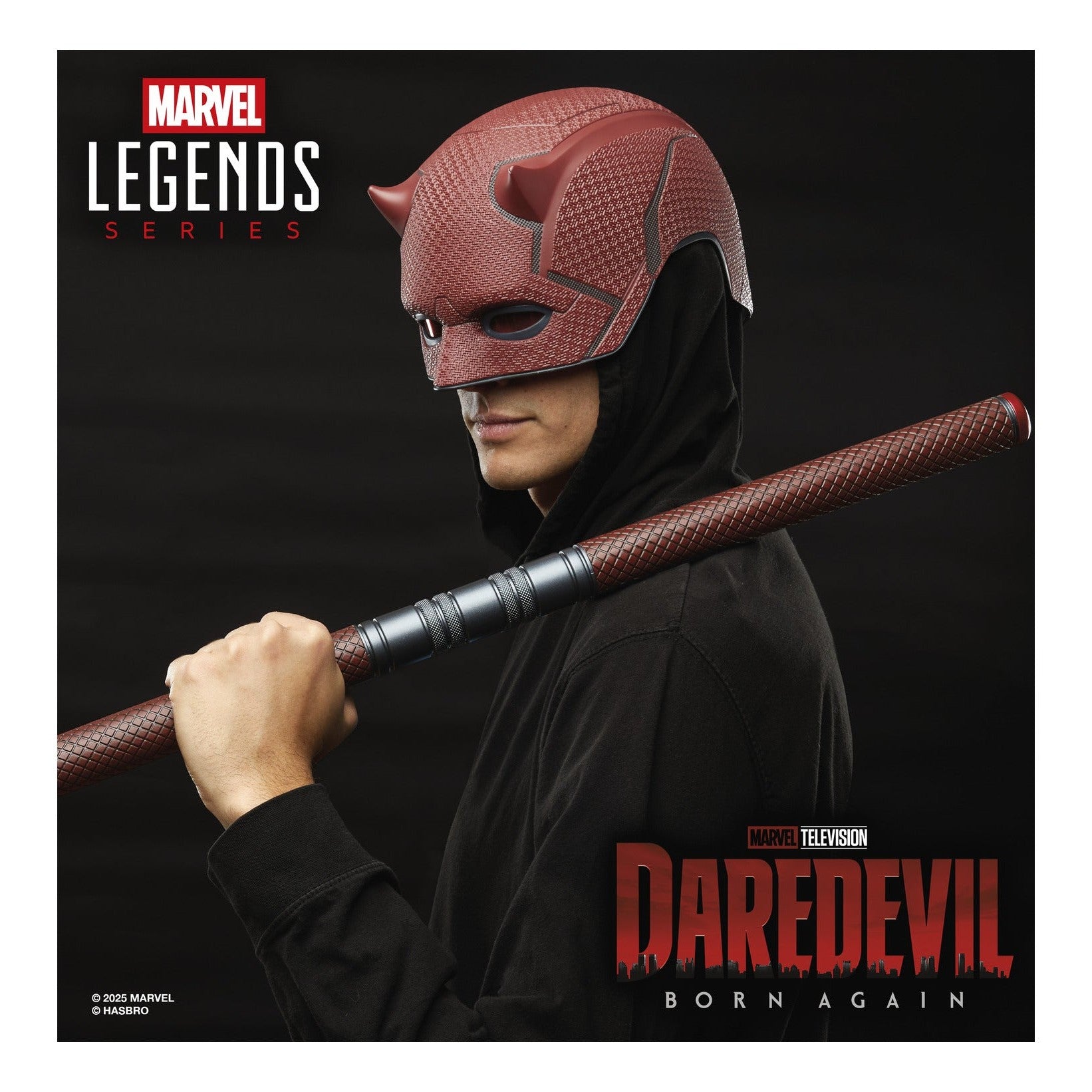 Marvel Legends Daredevil: Born Again Premium Roleplay Mask and Billy Club