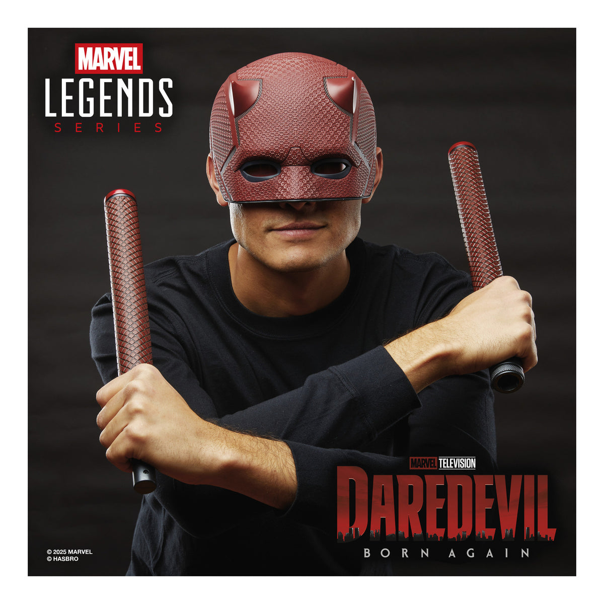 Marvel Legends Daredevil: Born Again Premium Roleplay Mask and Billy Club