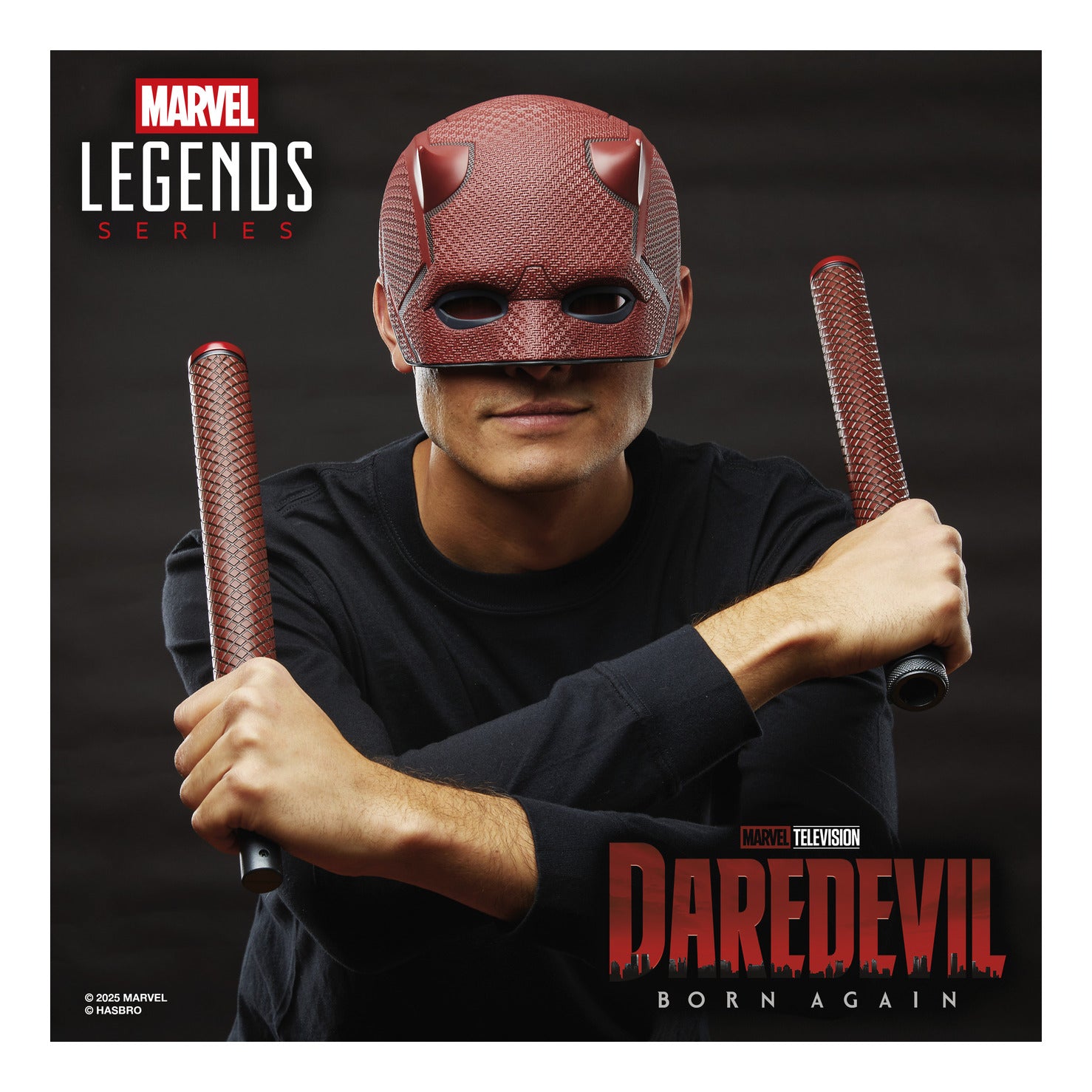 Marvel Legends Daredevil: Born Again Premium Roleplay Mask and Billy Club
