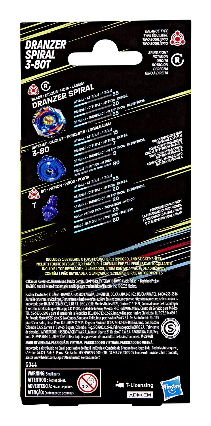 ** Beyblade X-Over Project Dranzer Spiral