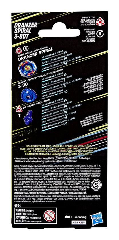 ** Beyblade X-Over Project Dranzer Spiral
