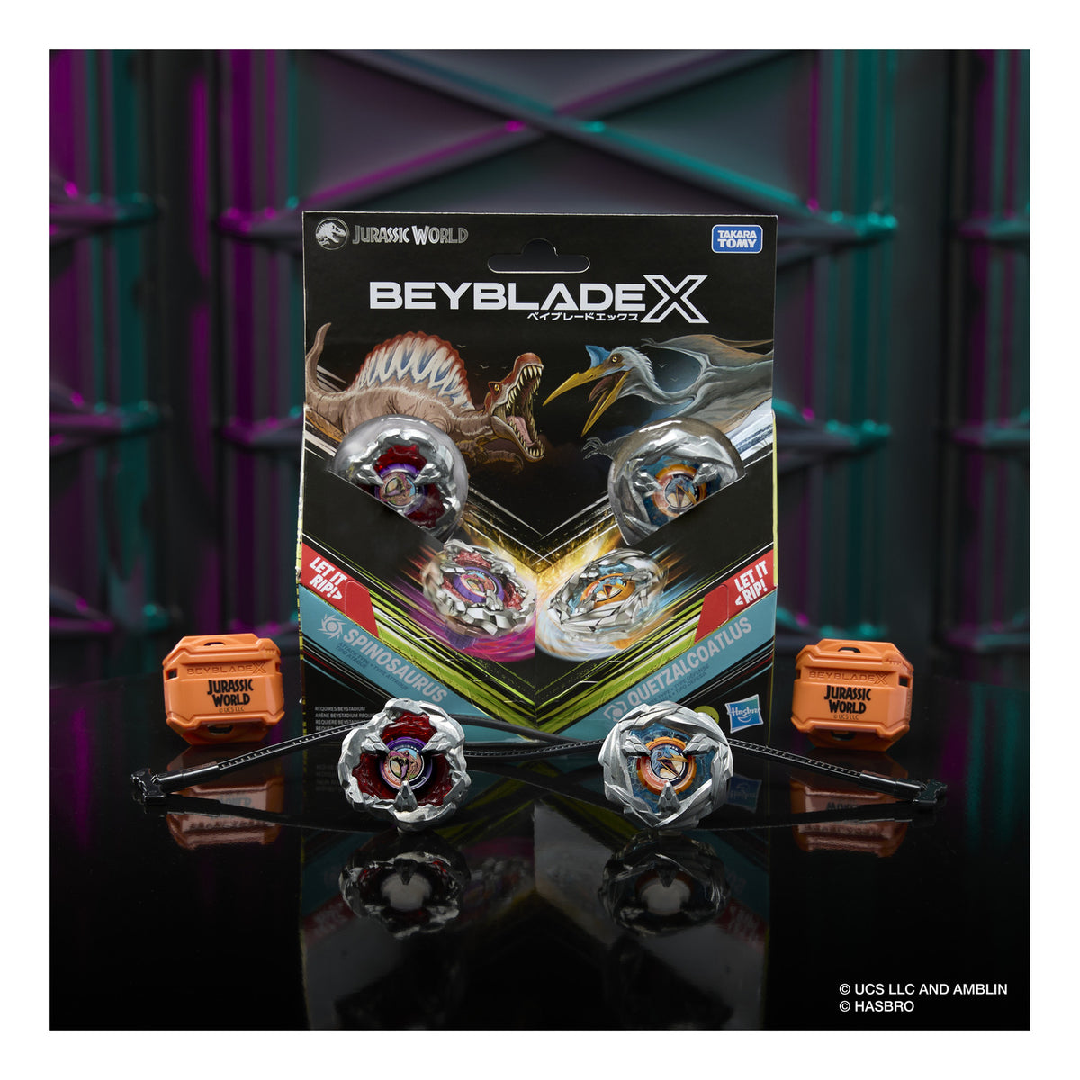** Beyblade X Jurassic World Collab Multipack