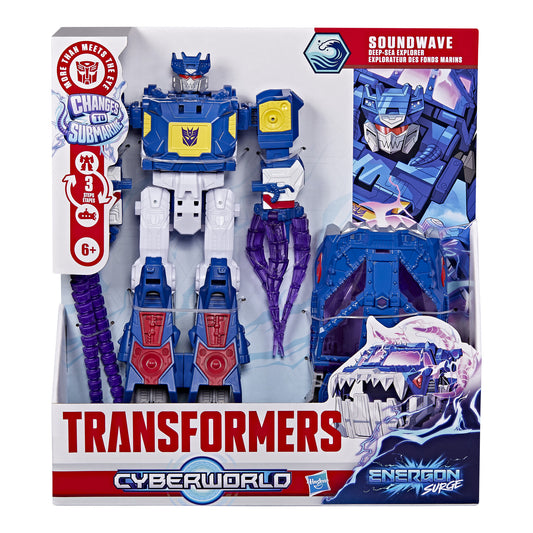 Transformers CYBERWORLD Soundwave Deep Sea Explorer Figure
