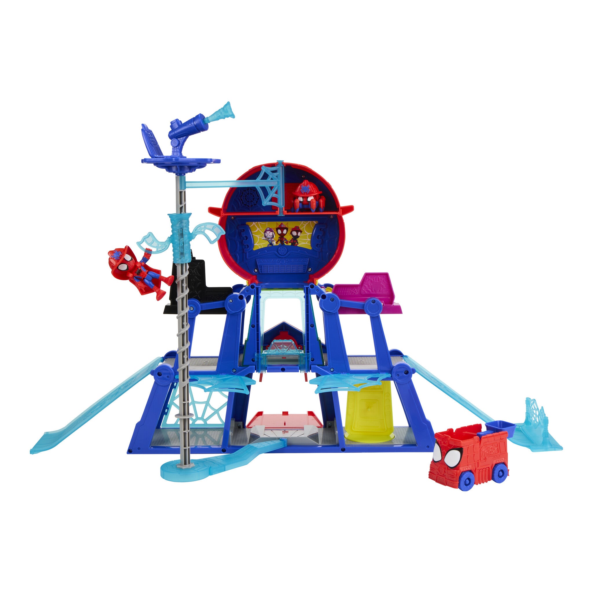Marvel Spidey and His Amazing Friends Rescue-Webs Web-Quarters Playset