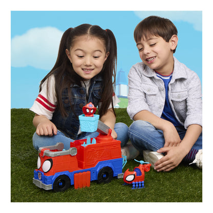 Marvel Spidey and His Amazing Friends Rescue-Webs Firetruck