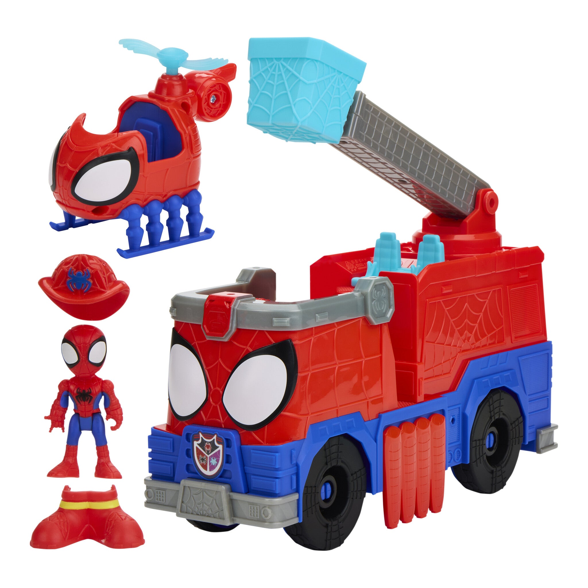 Marvel Spidey and His Amazing Friends Rescue-Webs Firetruck