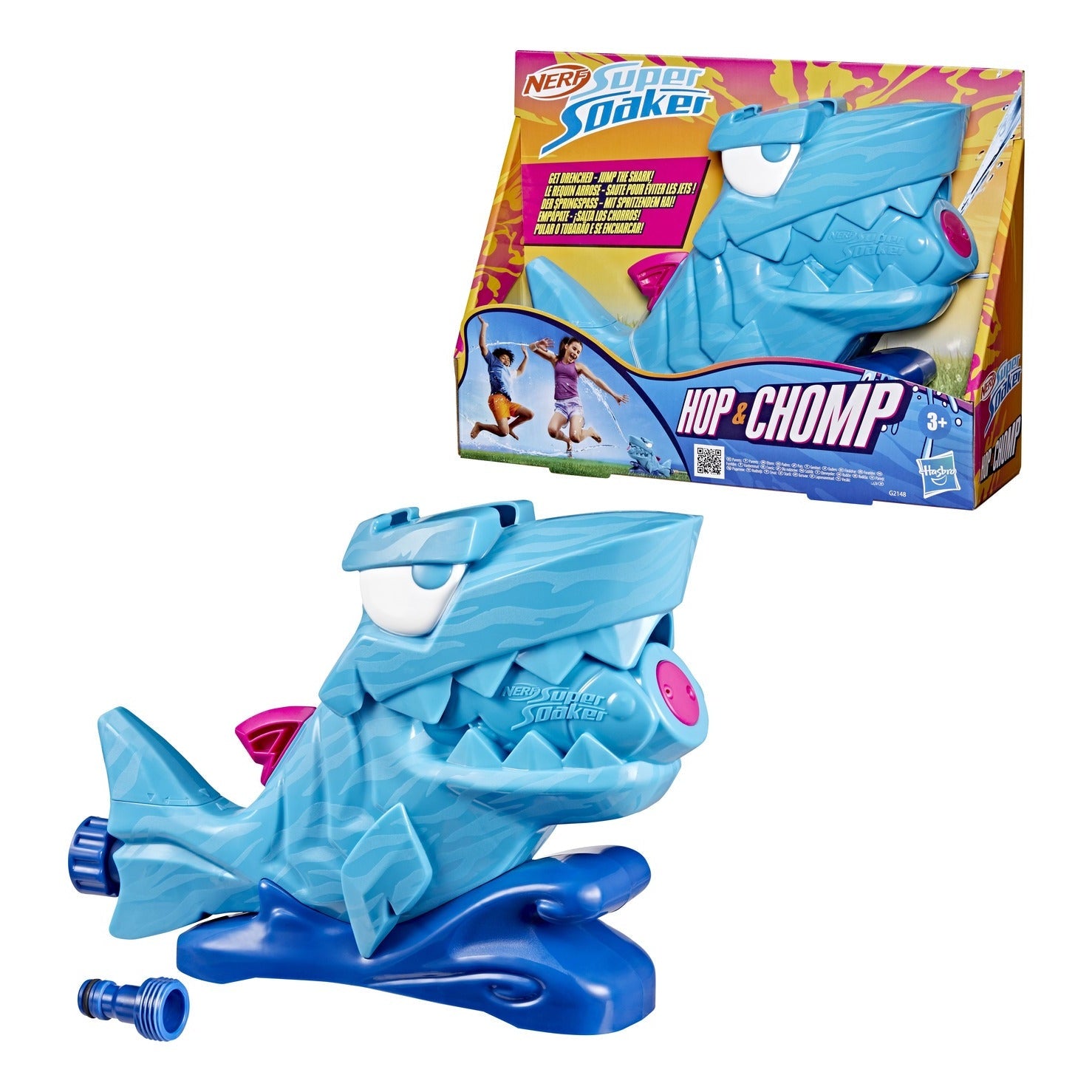 NERF Super Soaker Hop & Chomp Shark Water Toy