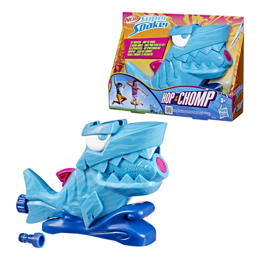 NERF Super Soaker Hop & Chomp Shark Water Toy