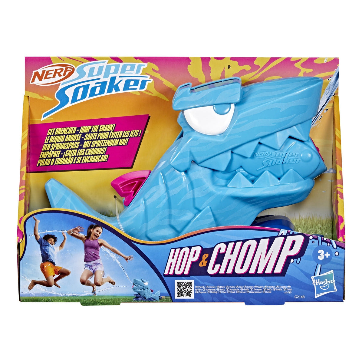 NERF Super Soaker Hop & Chomp Shark Water Toy