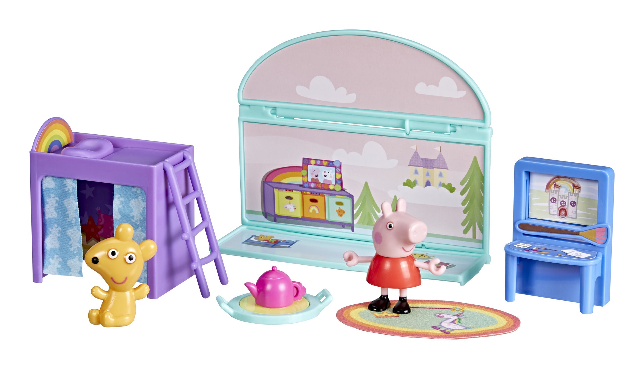 Peppa Pig Peppa's Bedroom Set with Figure and 7 Accessories