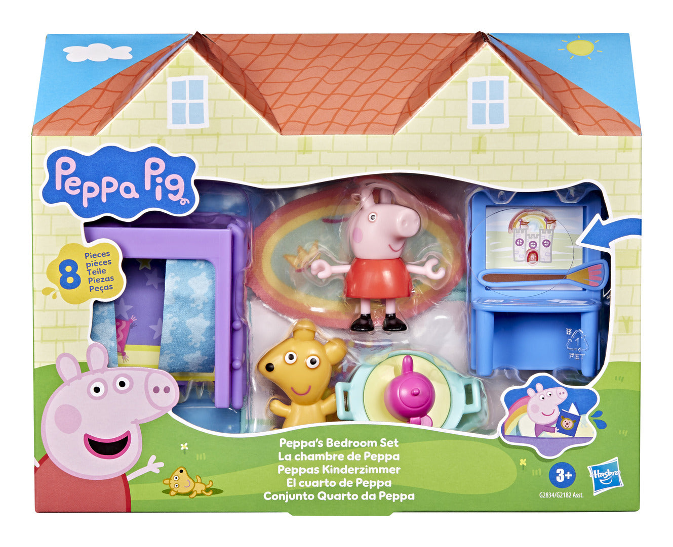 Peppa Pig Peppa's Bedroom Set with Figure and 7 Accessories