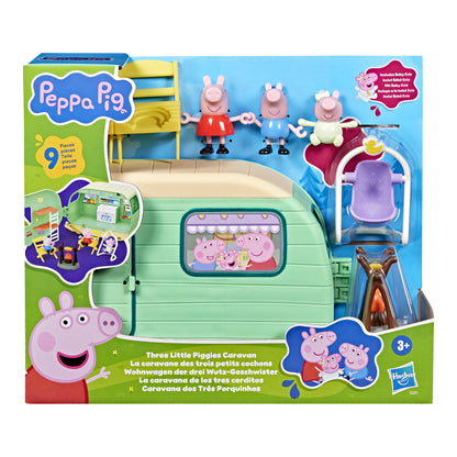 Hasbro Peppa Pig Caravan Playset with 3 Figures and 6 Accessories