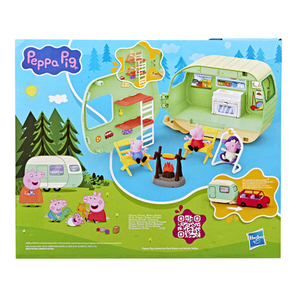 Hasbro Peppa Pig Caravan Playset with 3 Figures and 6 Accessories