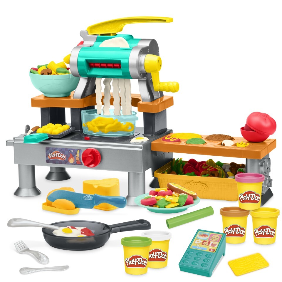 Play-Doh Super Sizzlin' Kitchen Playset with Real Cooking Sounds