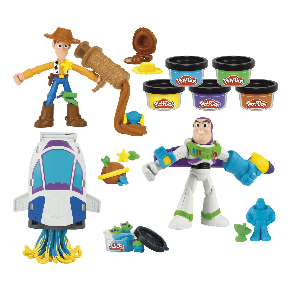 Play-Doh Disney Pixar Toy Story 5 Space Creations Playset