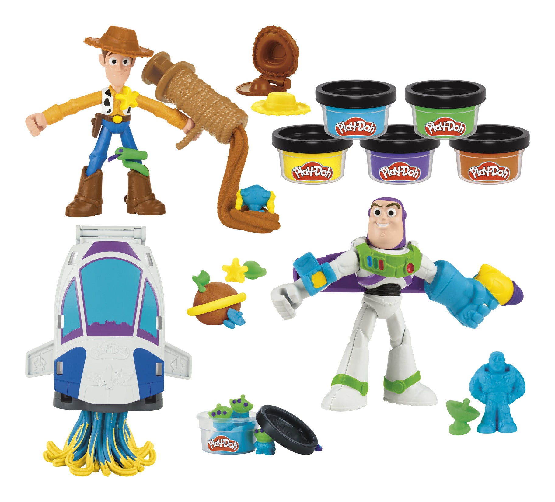 Play-Doh Disney Pixar Toy Story 5 Space Creations Playset