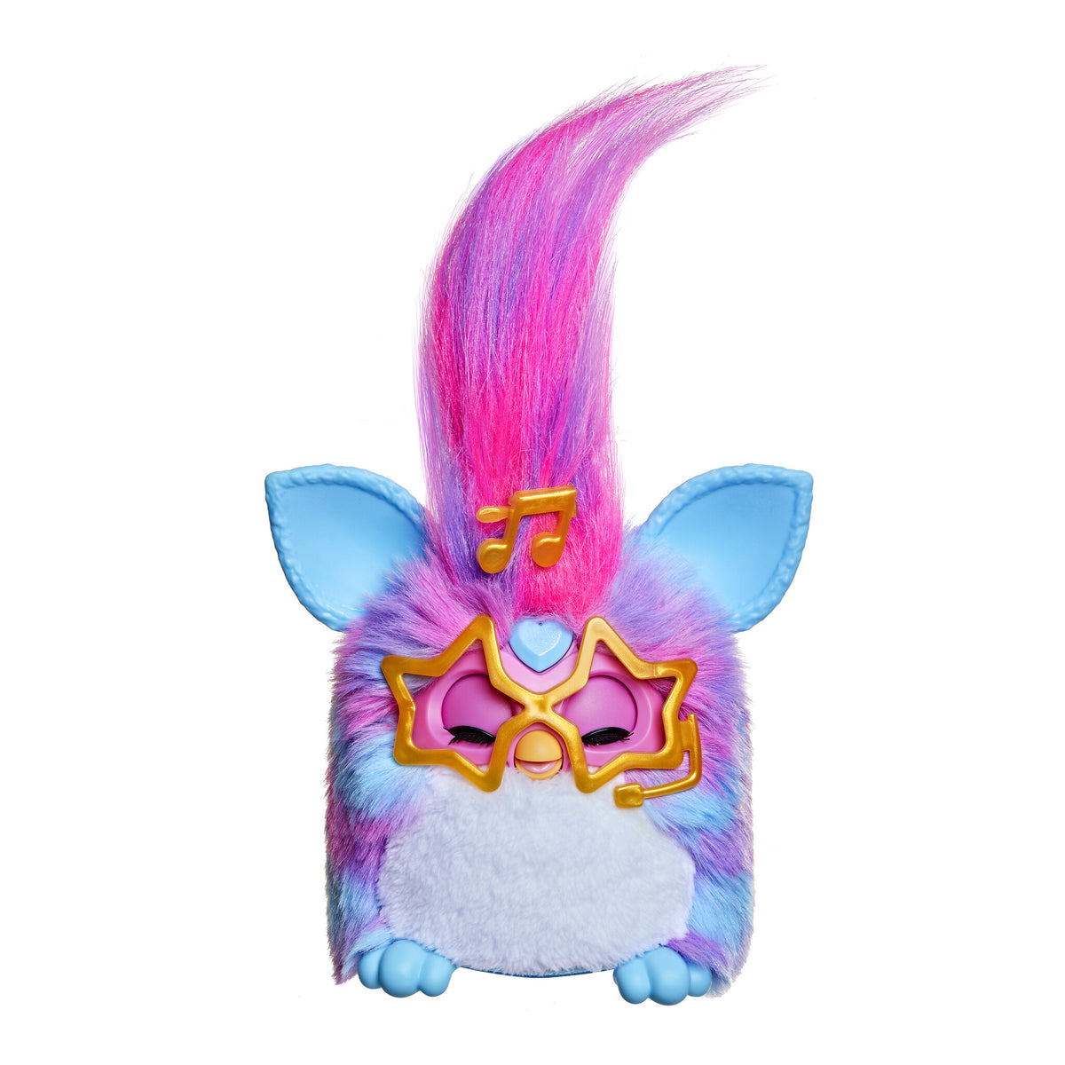 Hasbro Furby Vibes Blue Razz Interactive Plush Toy