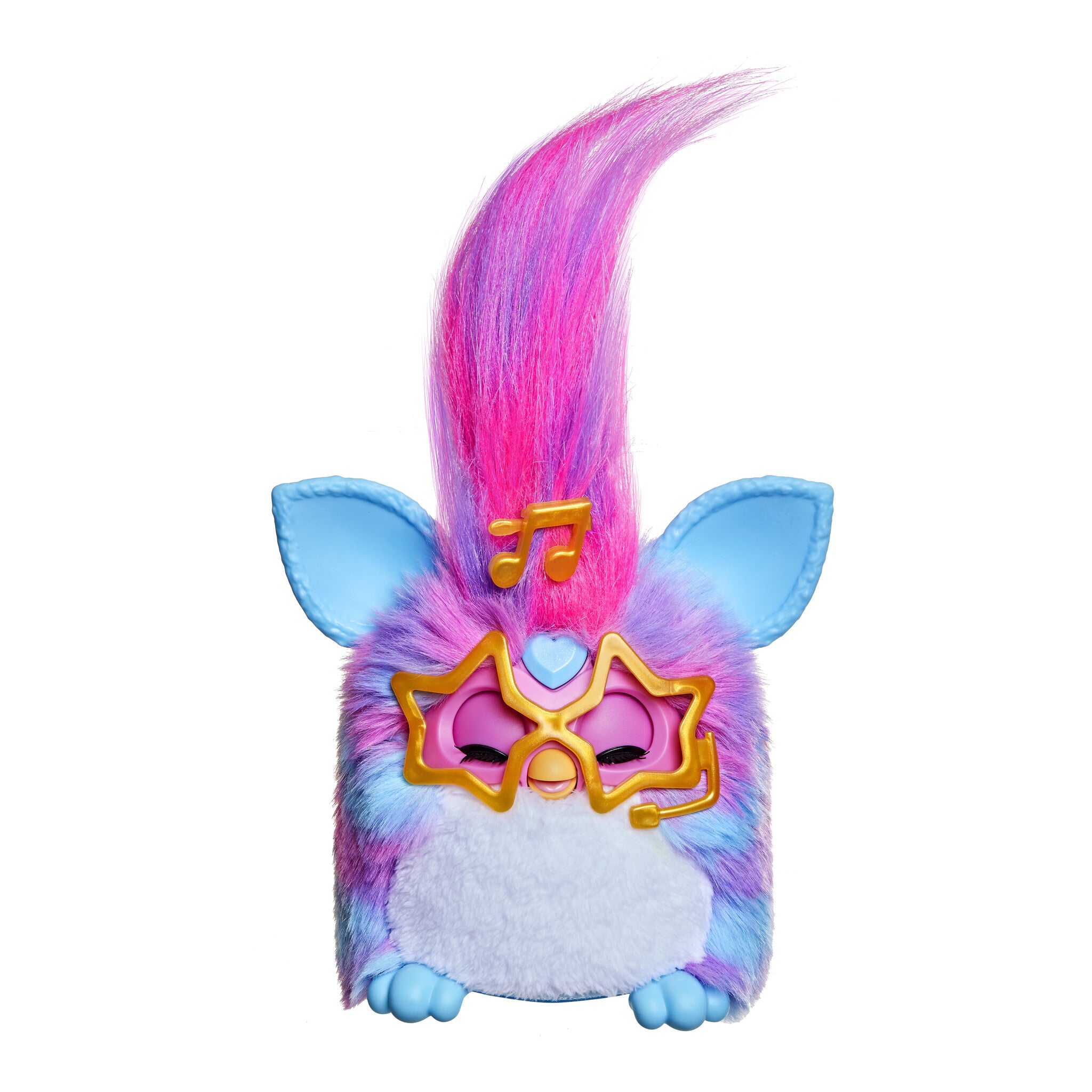 Hasbro Furby Vibes Blue Razz Interactive Plush Toy