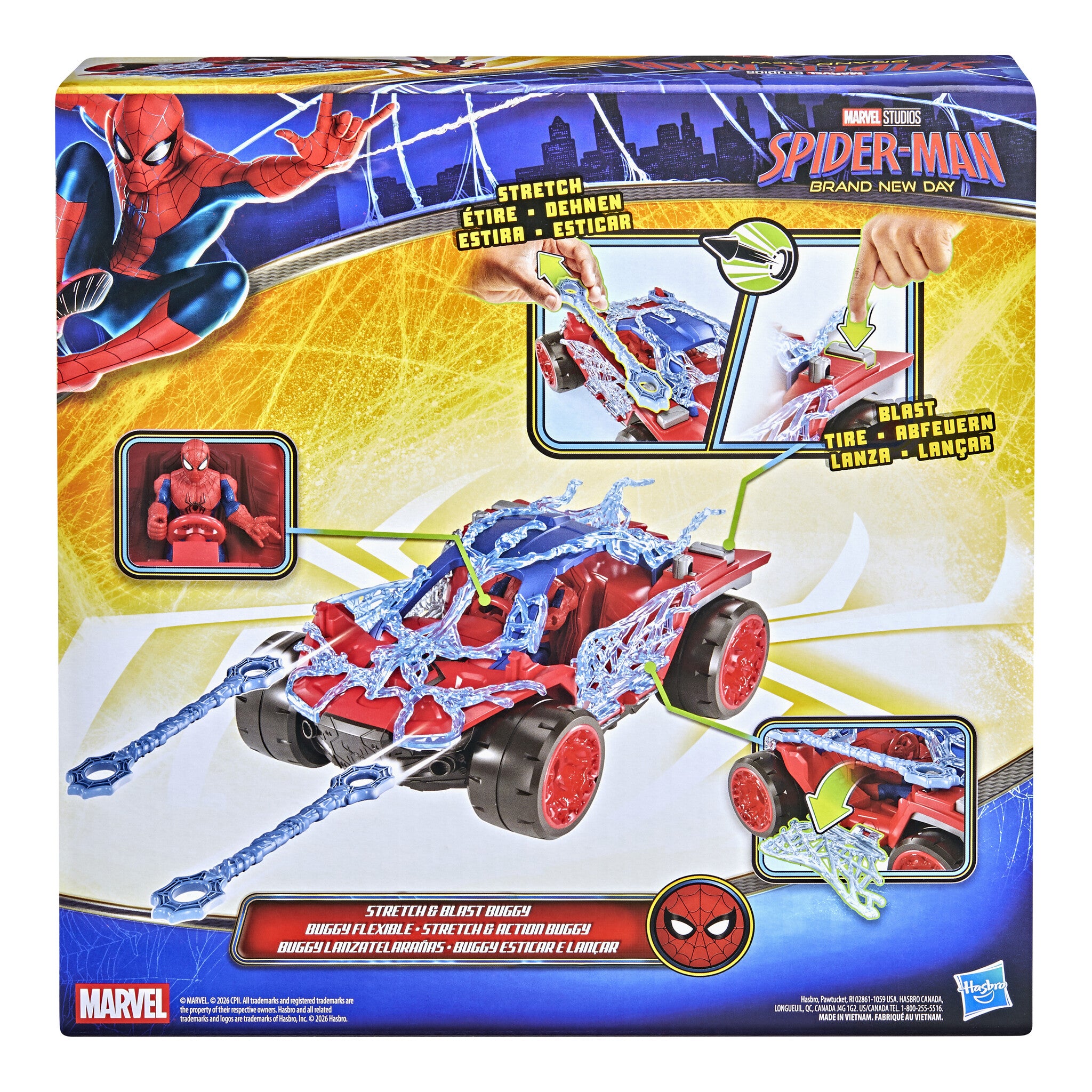 Marvel Spider-Man Web Blast Vehicle with Figure