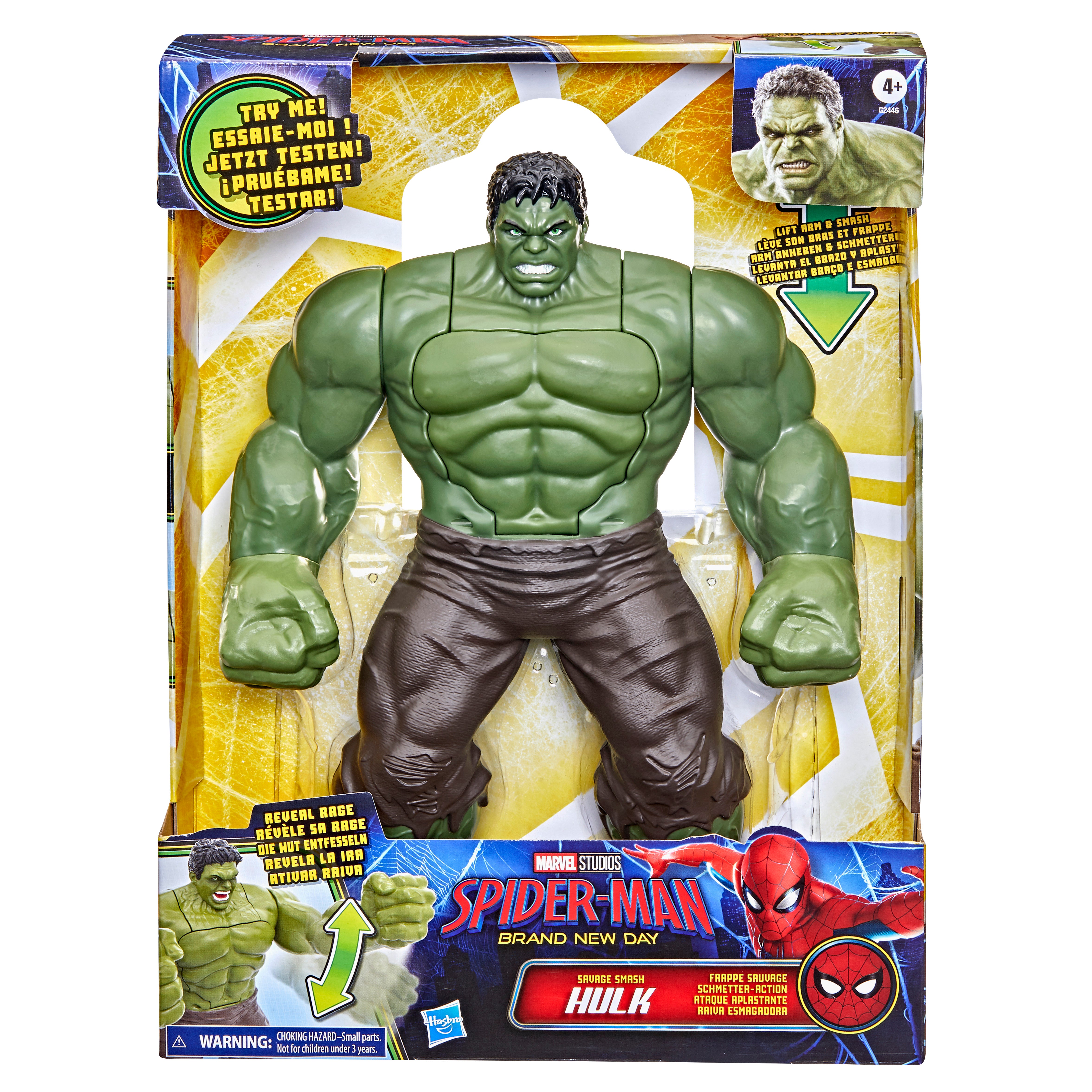 Marvel Spider-Man Brand New Day Savage Smash Hulk Figure