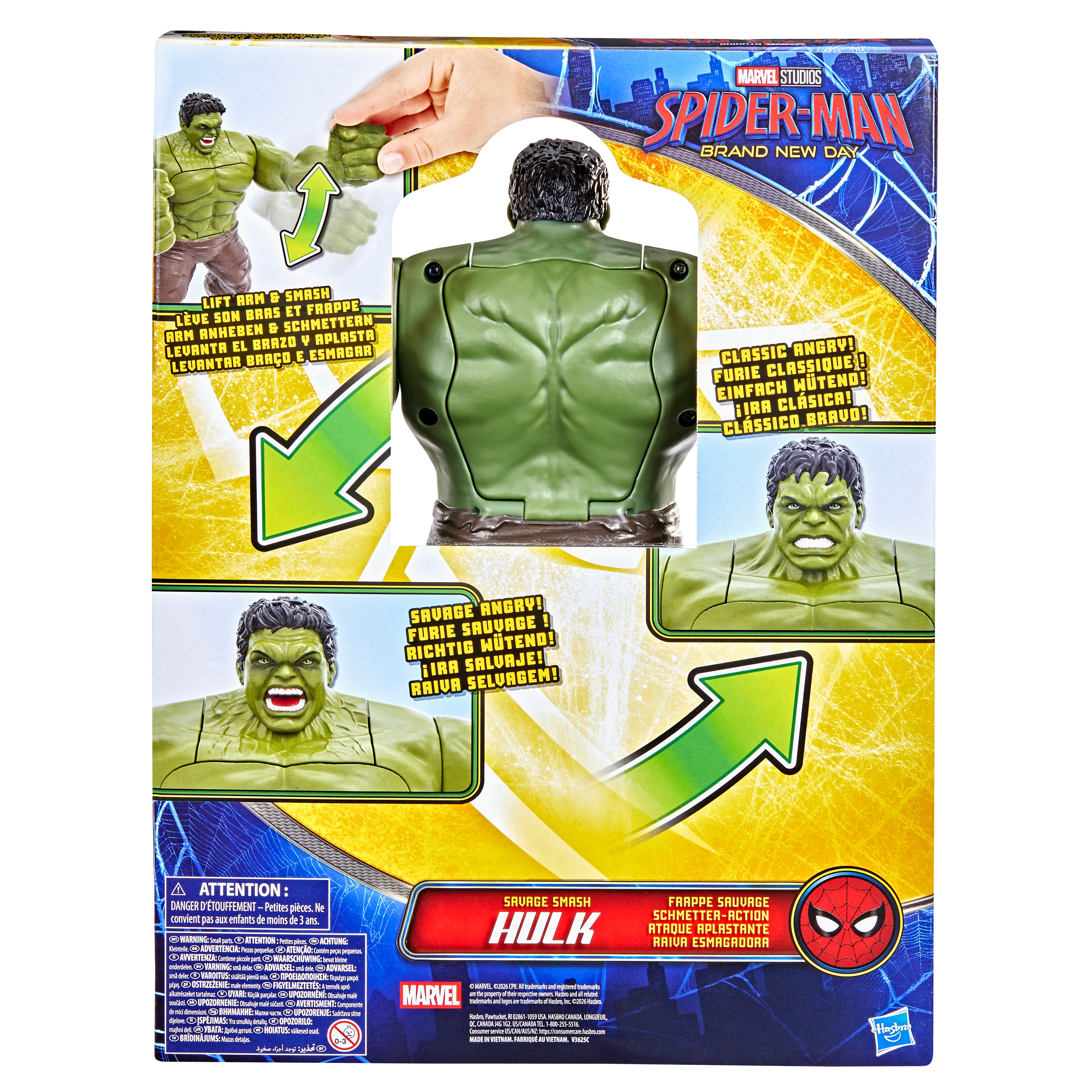 Marvel Spider-Man Brand New Day Savage Smash Hulk Figure