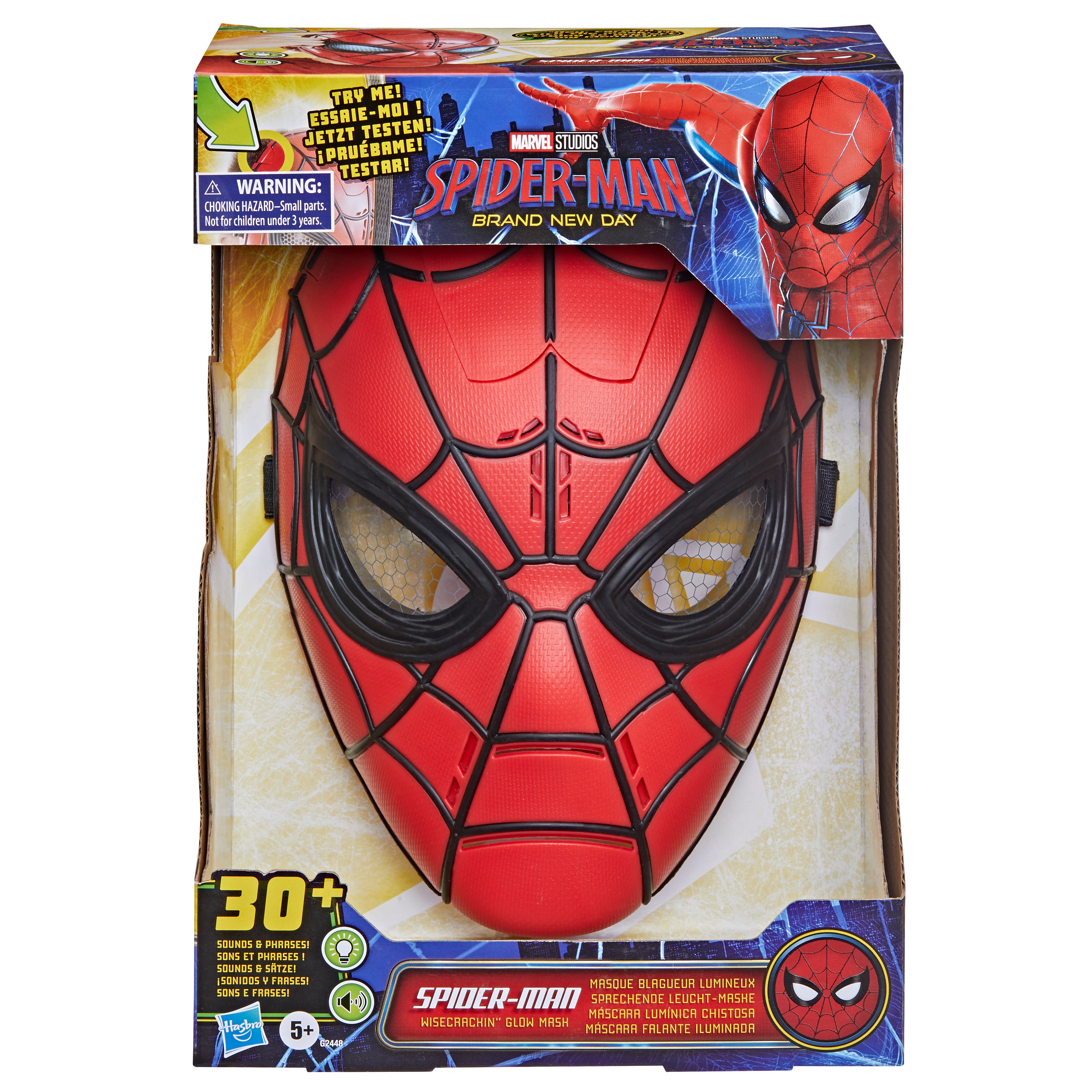 Marvel Spider-Man Brand New Day Glow Feature Mask