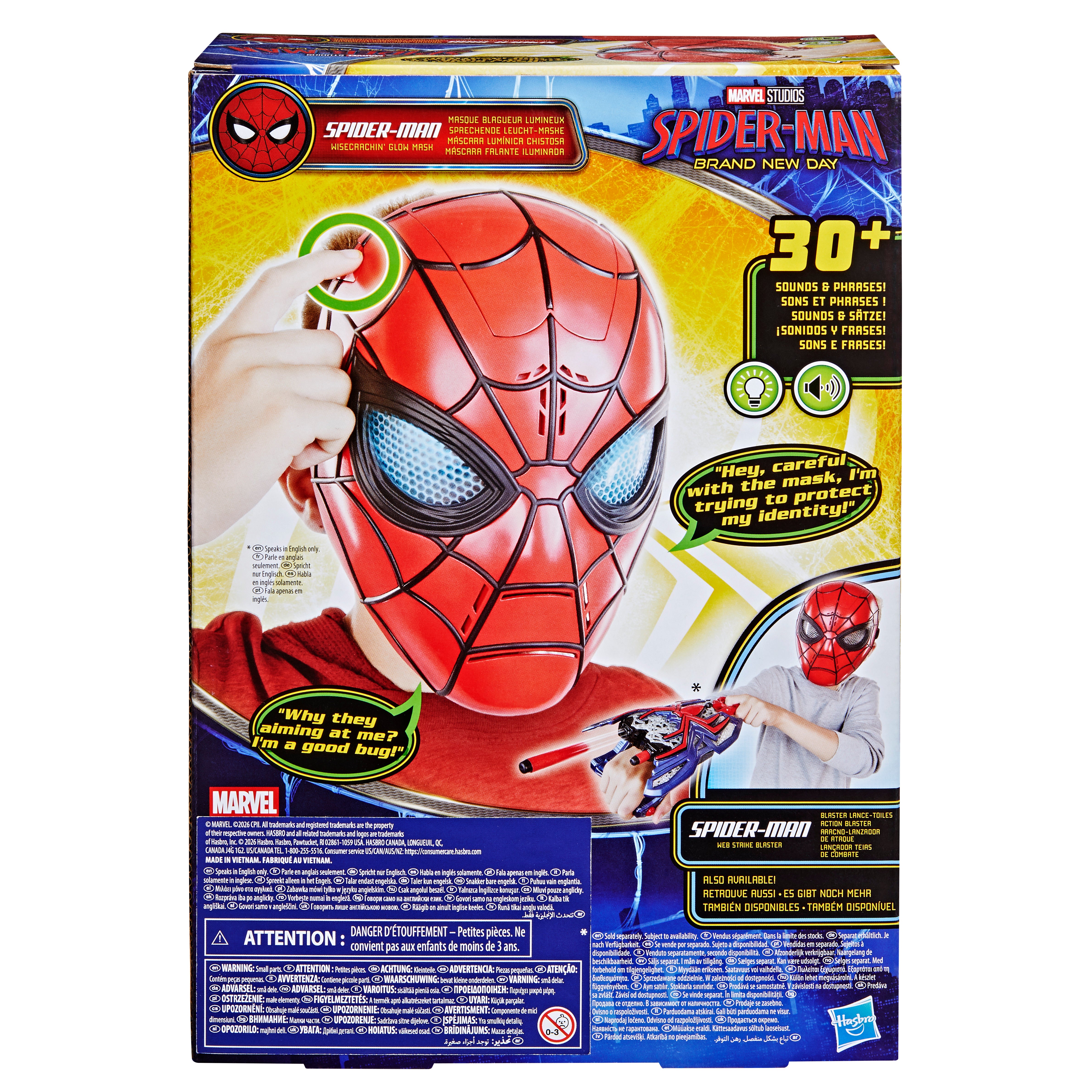 Marvel Spider-Man Brand New Day Glow Feature Mask