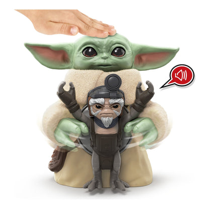 Hasbro Star Wars Huggin' Grogu Interactive Figure with Anzellan