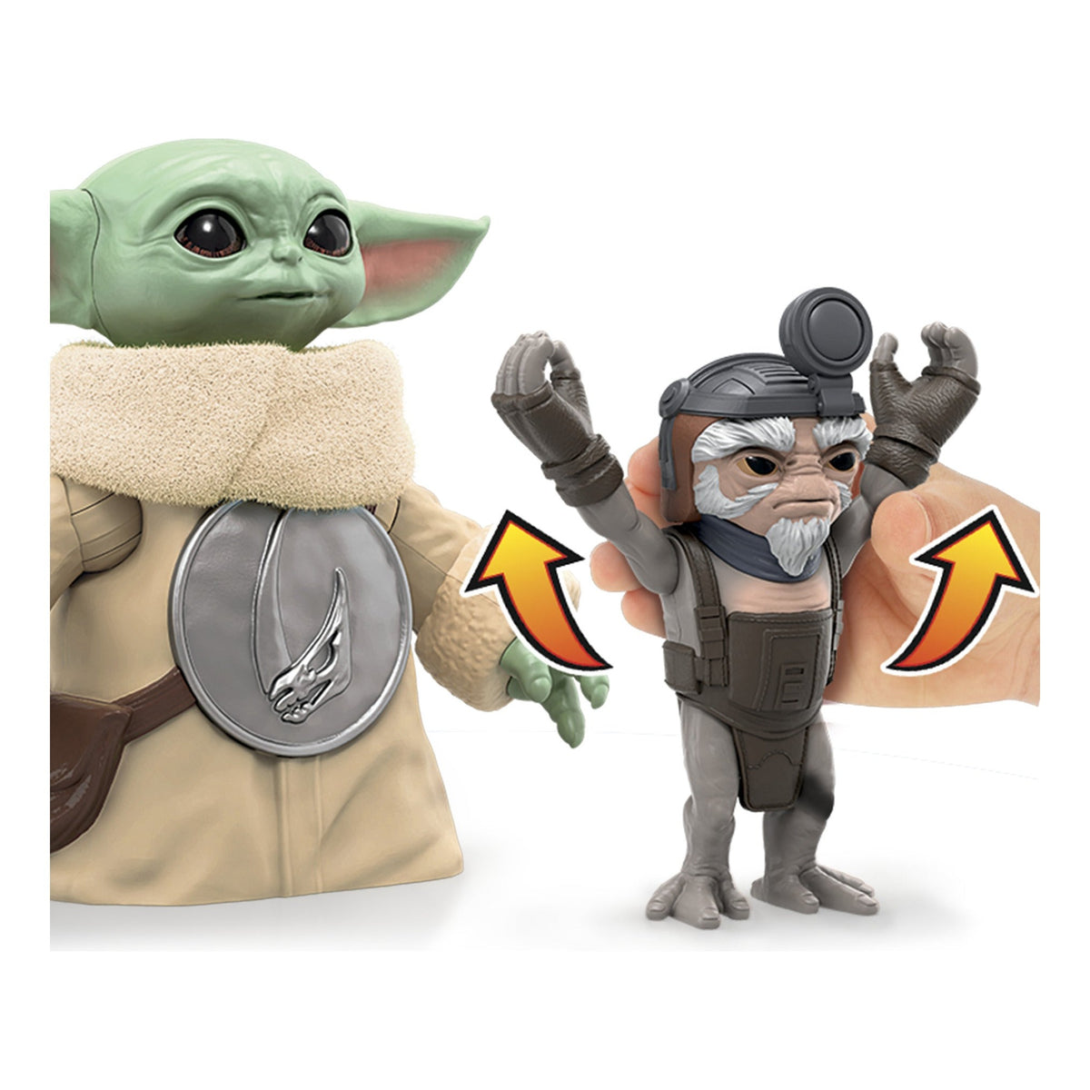 Hasbro Star Wars Huggin' Grogu Interactive Figure with Anzellan