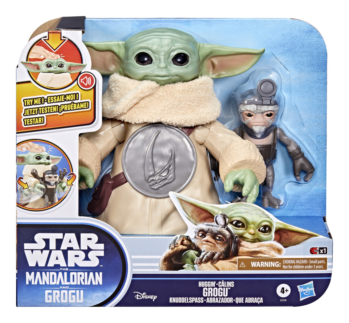 Hasbro Star Wars Huggin' Grogu Interactive Figure with Anzellan