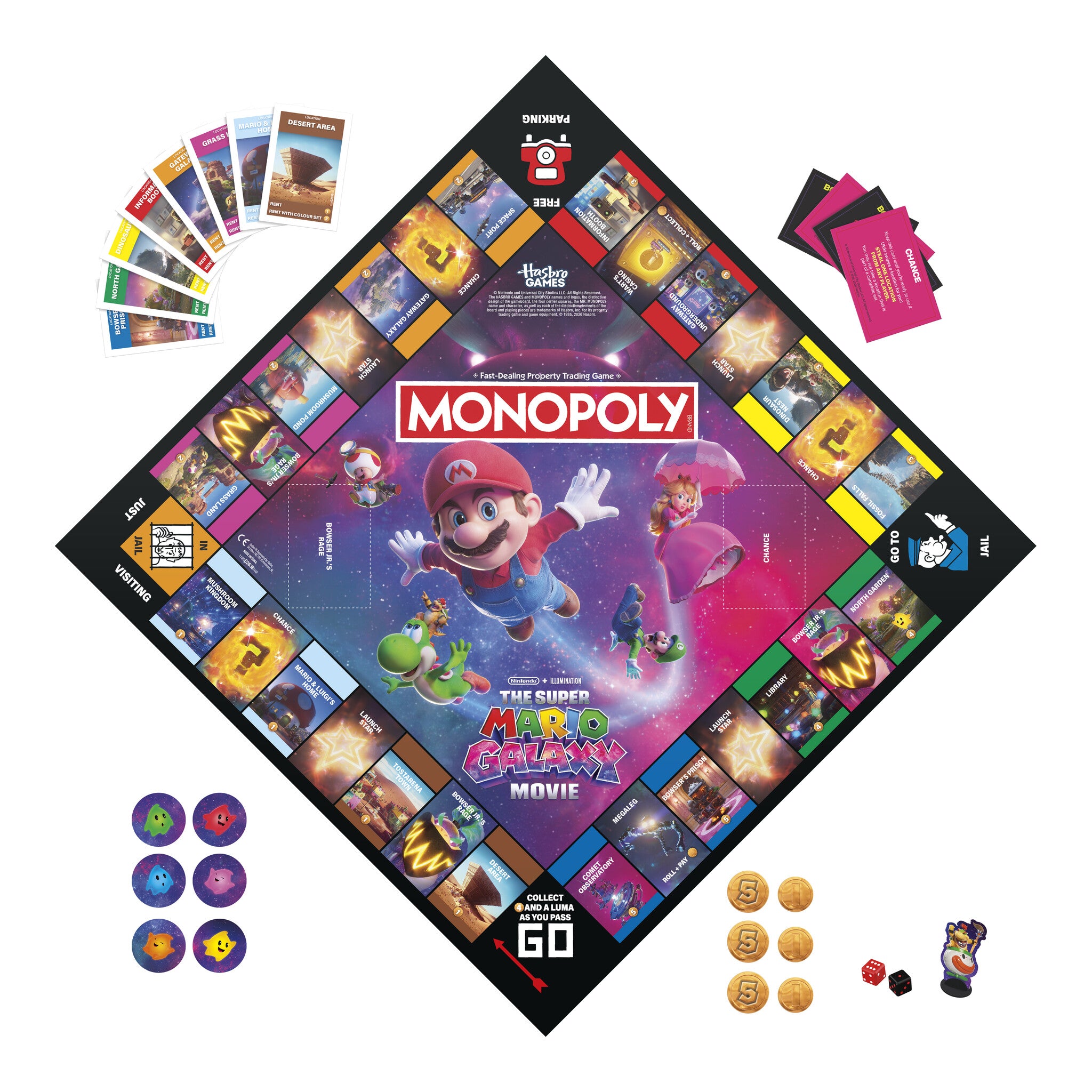 Monopoly The Super Mario Galaxy Movie Edition Board Game