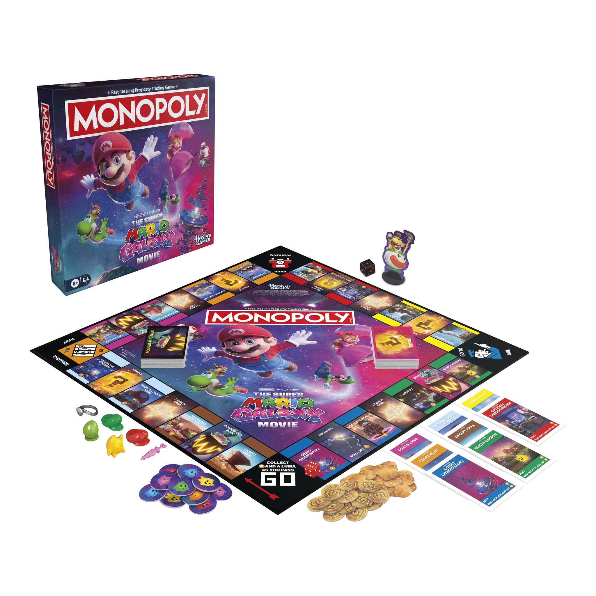 Monopoly The Super Mario Galaxy Movie Edition Board Game
