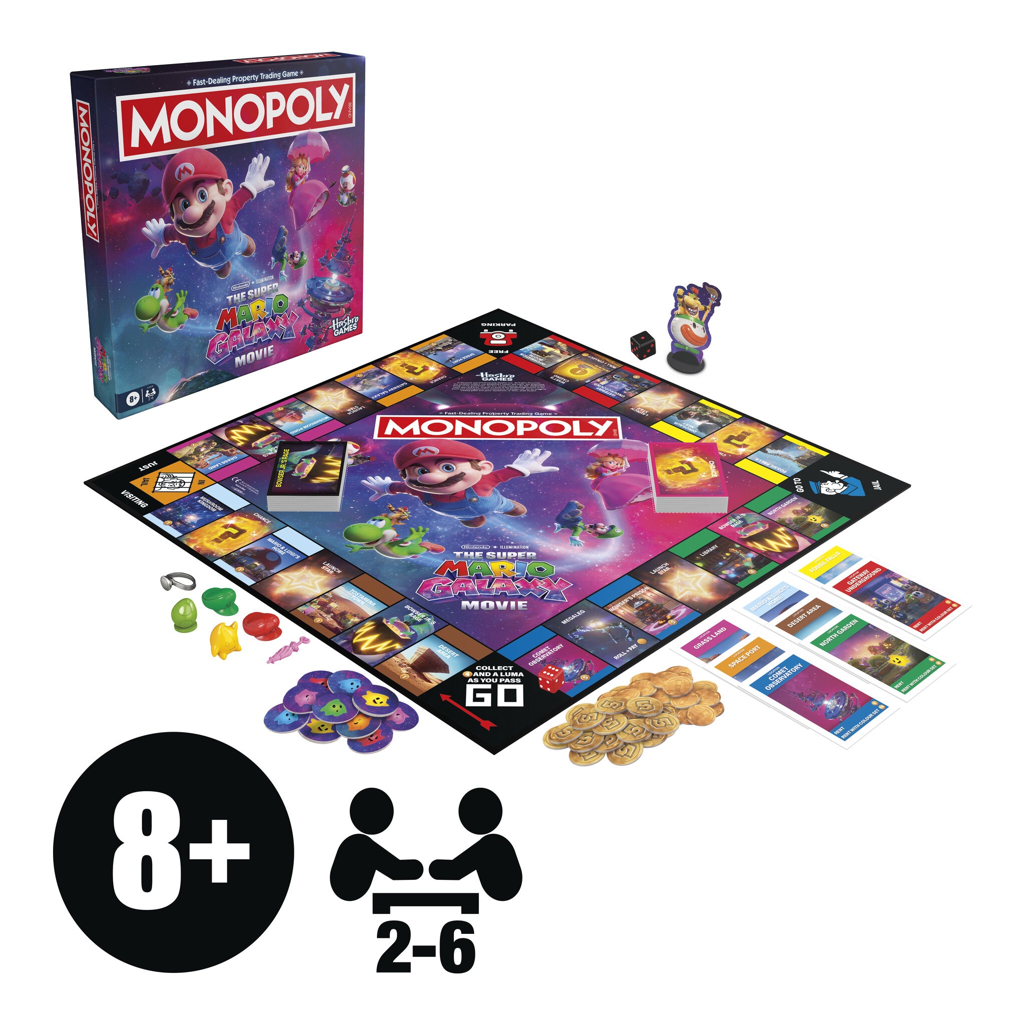 Monopoly The Super Mario Galaxy Movie Edition Board Game