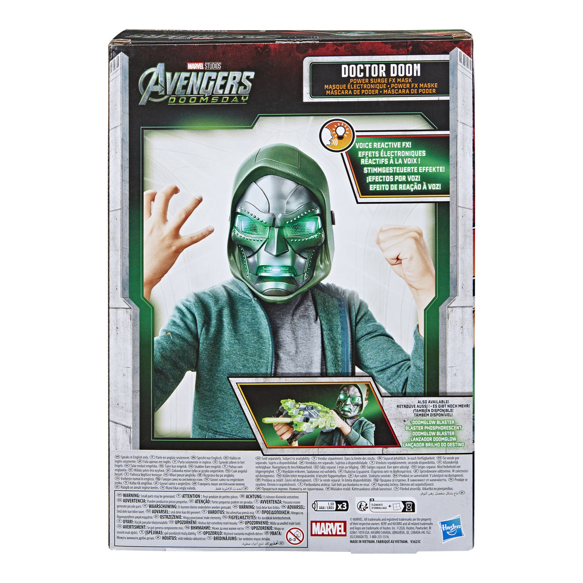 Hasbro Marvel Avengers: Doomsday Doctor Doom Power Surge FX Electronic Mask