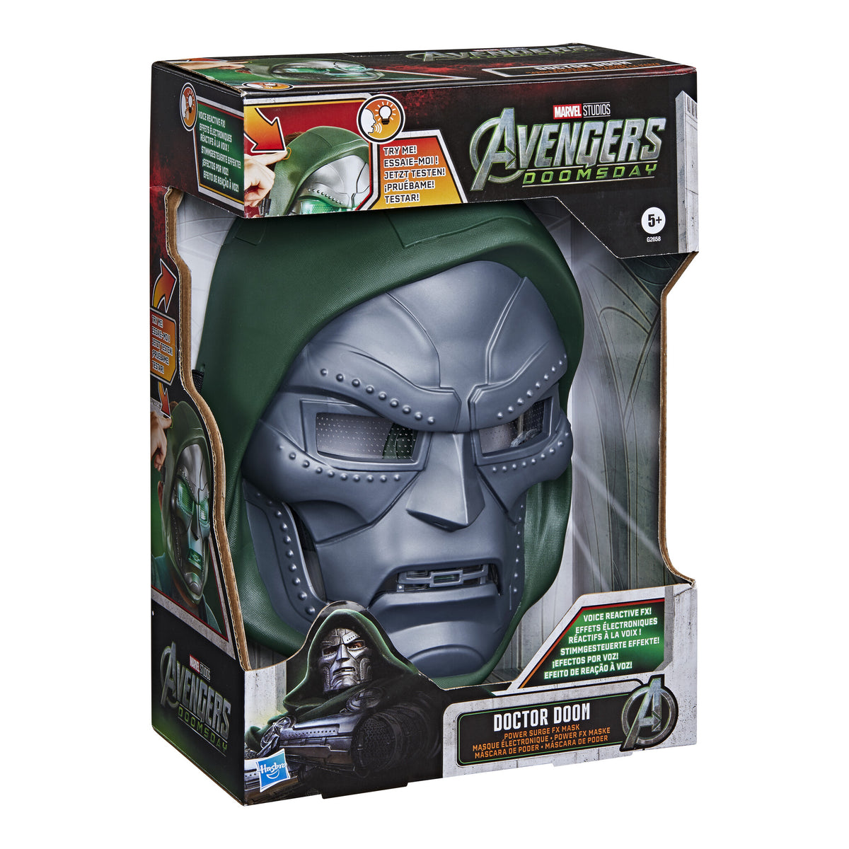 Hasbro Marvel Avengers: Doomsday Doctor Doom Power Surge FX Electronic Mask