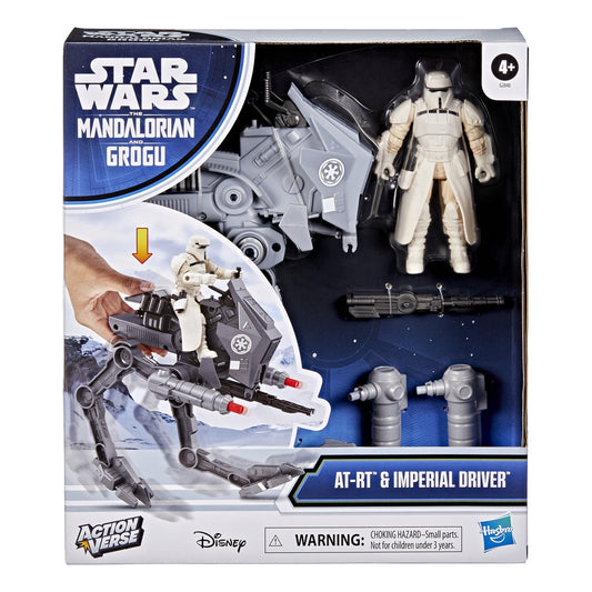Star Wars ActionVerse AT-RT Vehicle & Imperial Remnant AT-RT Driver