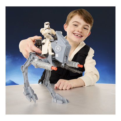 Star Wars ActionVerse AT-RT Vehicle & Imperial Remnant AT-RT Driver