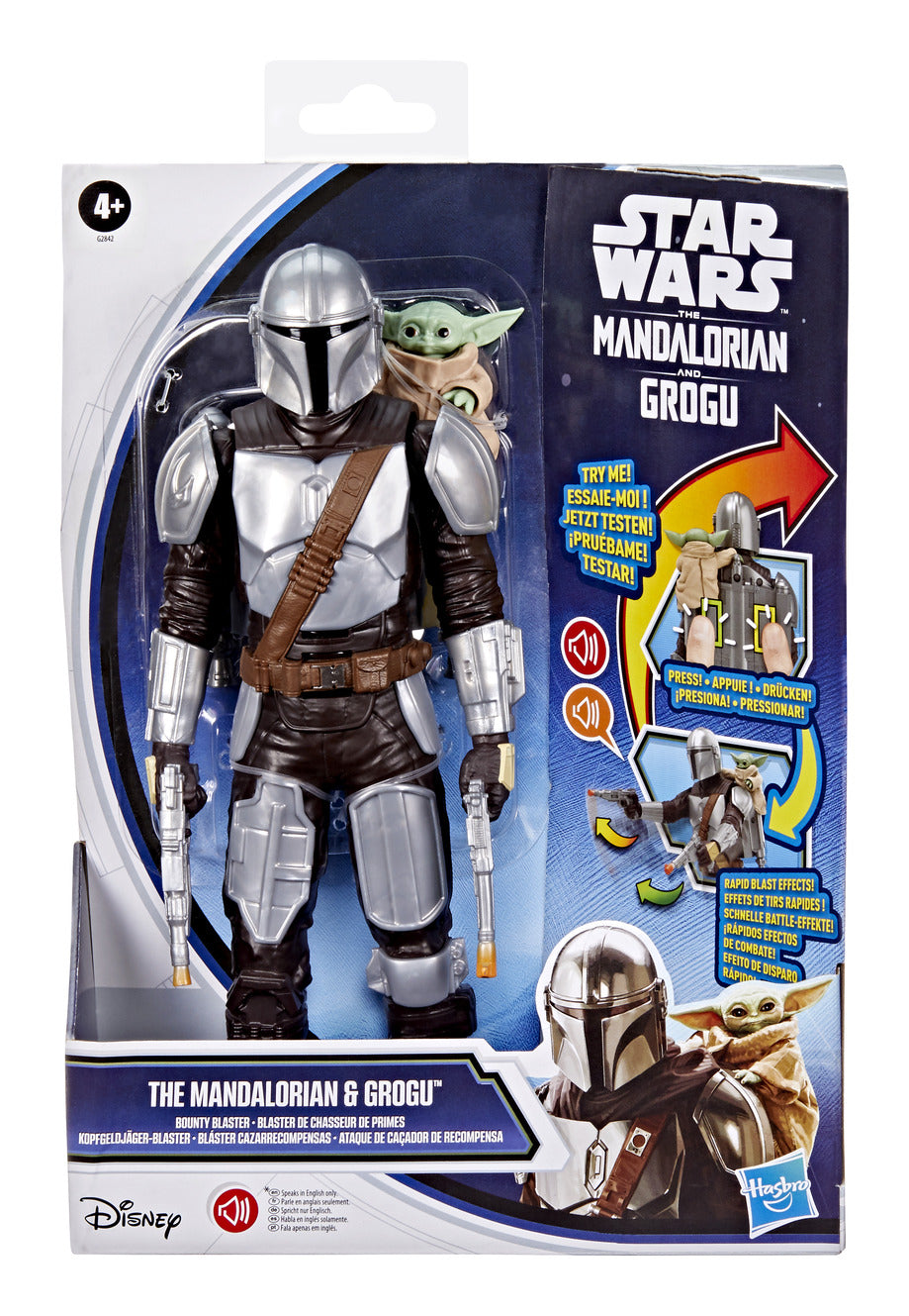 Star Wars The Mandalorian & Grogu Bounty Blaster Action Figure