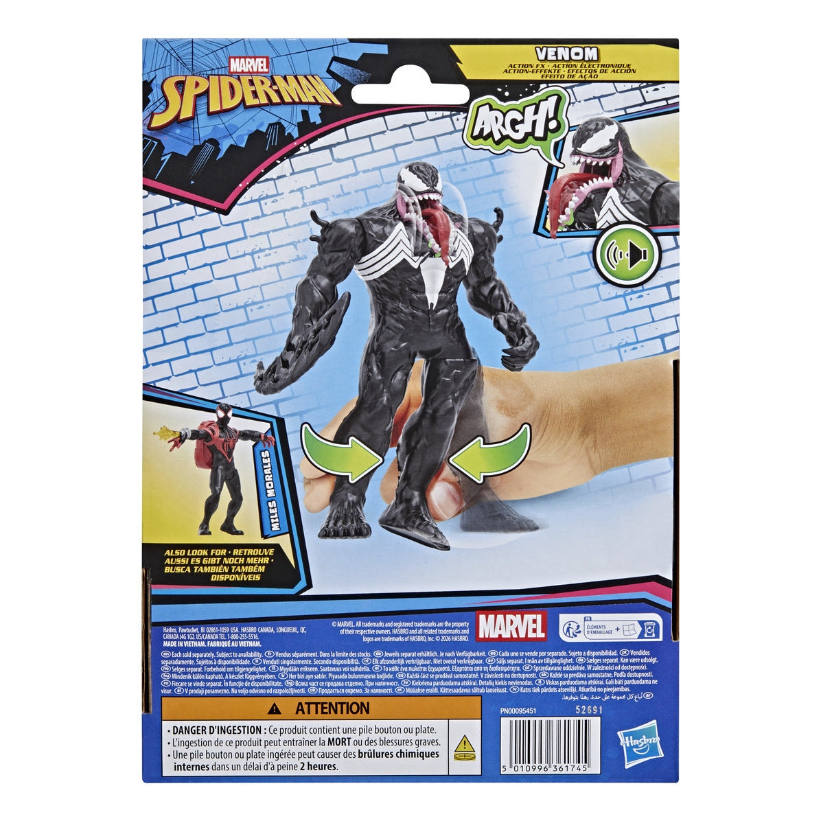 Marvel Spider-Man Venom Action FX Electronic Figure 15.2cm